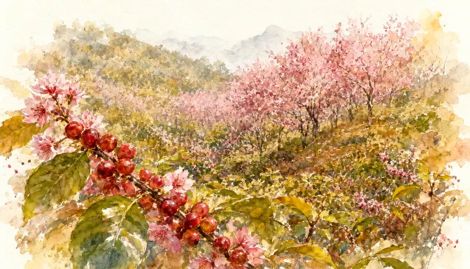 ภาพสีน้ำ ขุนช่างเคี่ยน เชียงใหม่