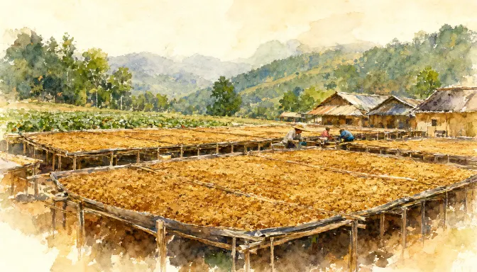 ภาพสีน้ำ สะเมิง เชียงใหม่